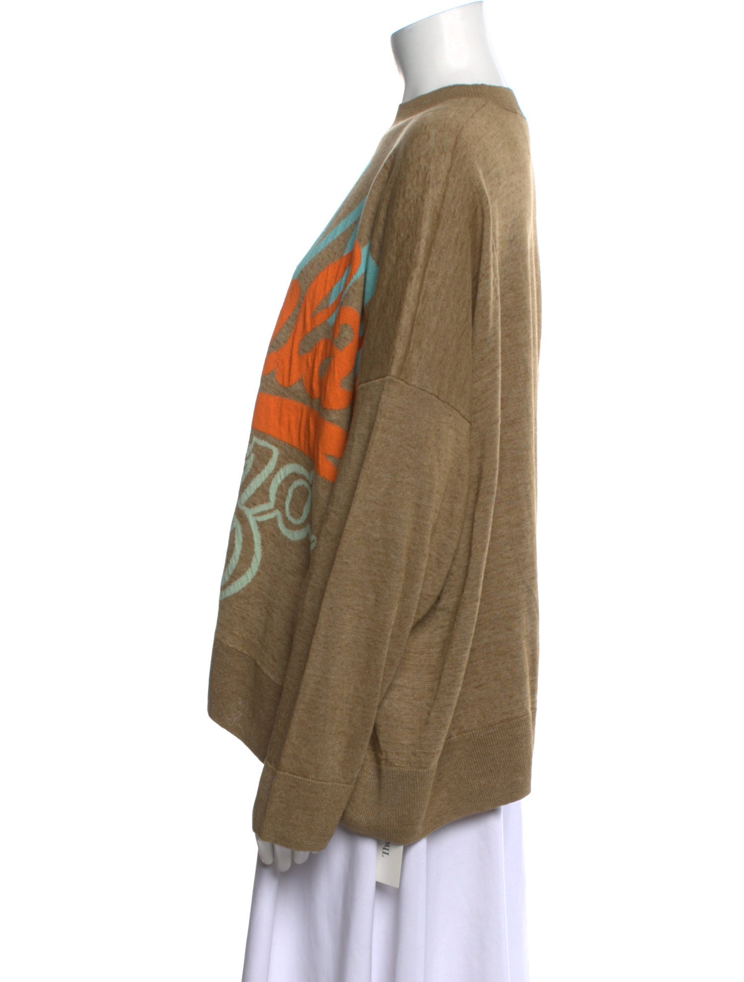 Loewe Paula's Ibiza Linen Graphic Print Sweater