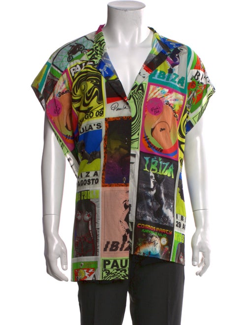 Loewe Paula's Ibiza Printed Short Sleeve Shirt