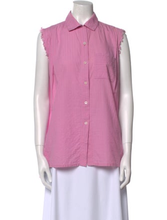 Loewe Paula's Ibiza 2021 Sleeveless Button-Up Top