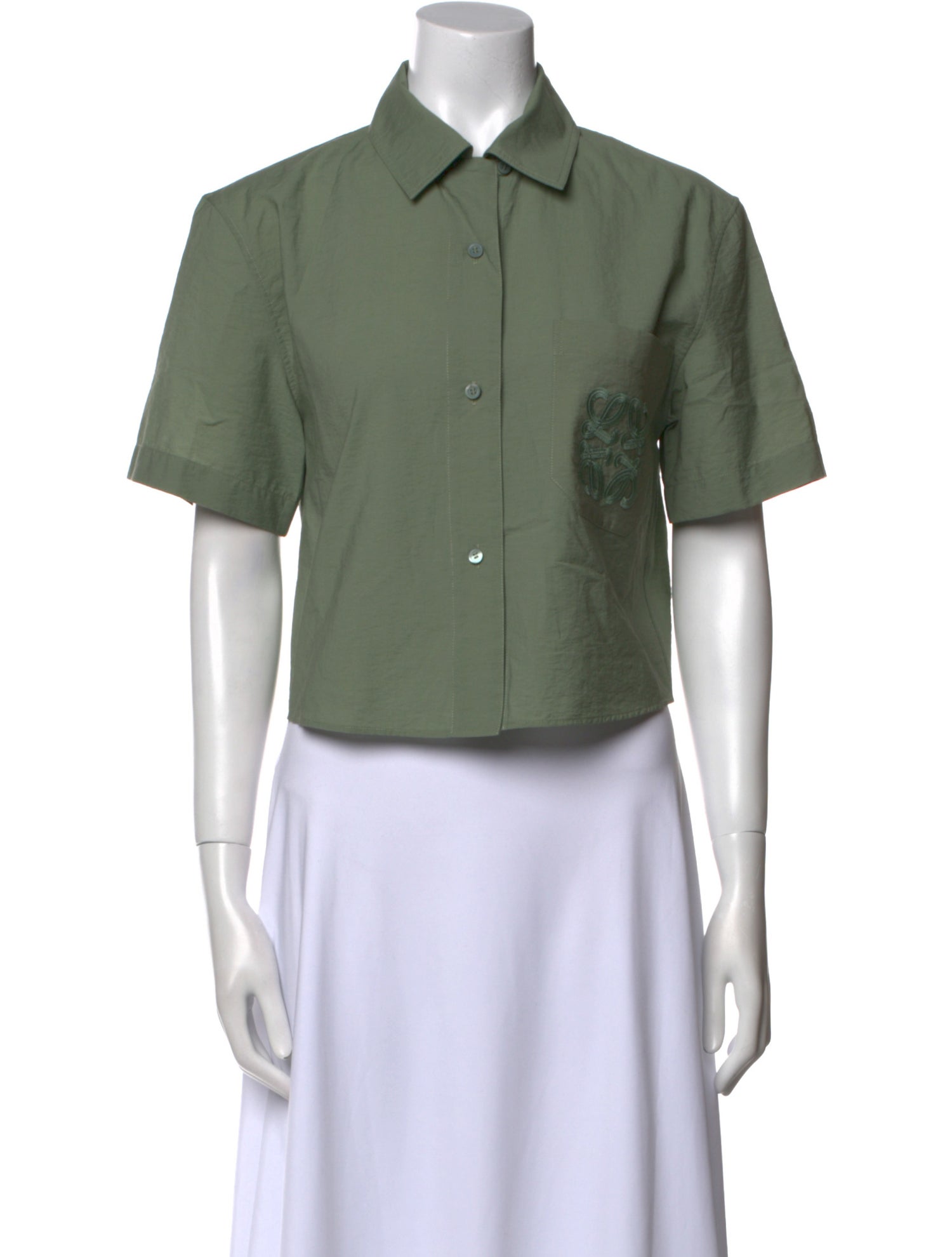 Loewe Paula's Ibiza Short Sleeve Crop Top