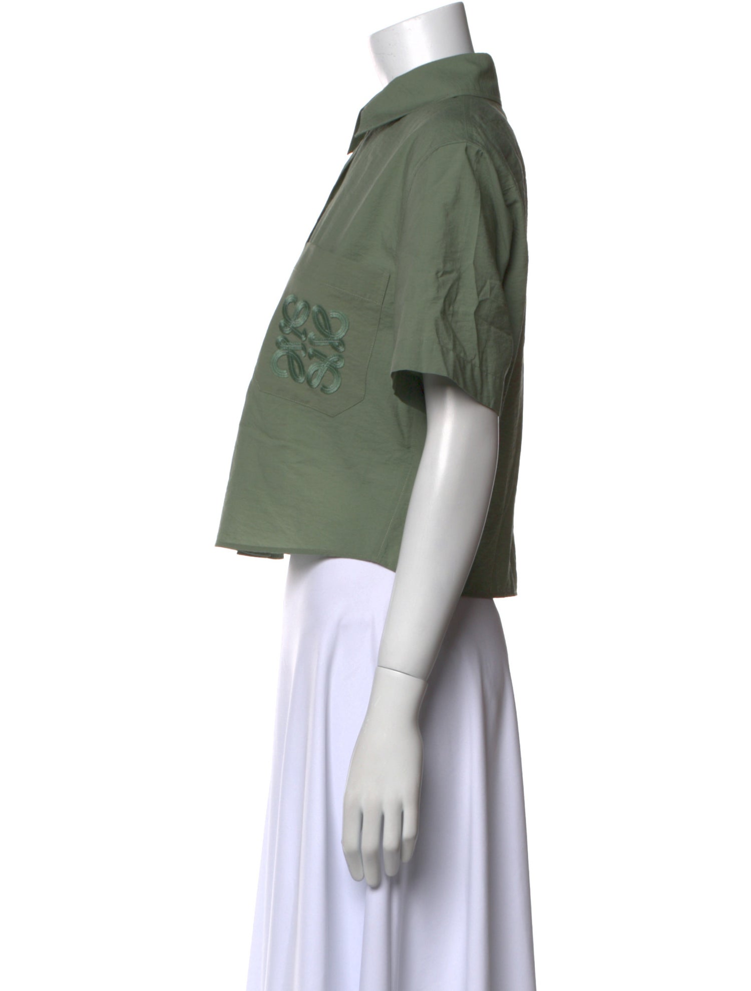 Loewe Paula's Ibiza Short Sleeve Crop Top