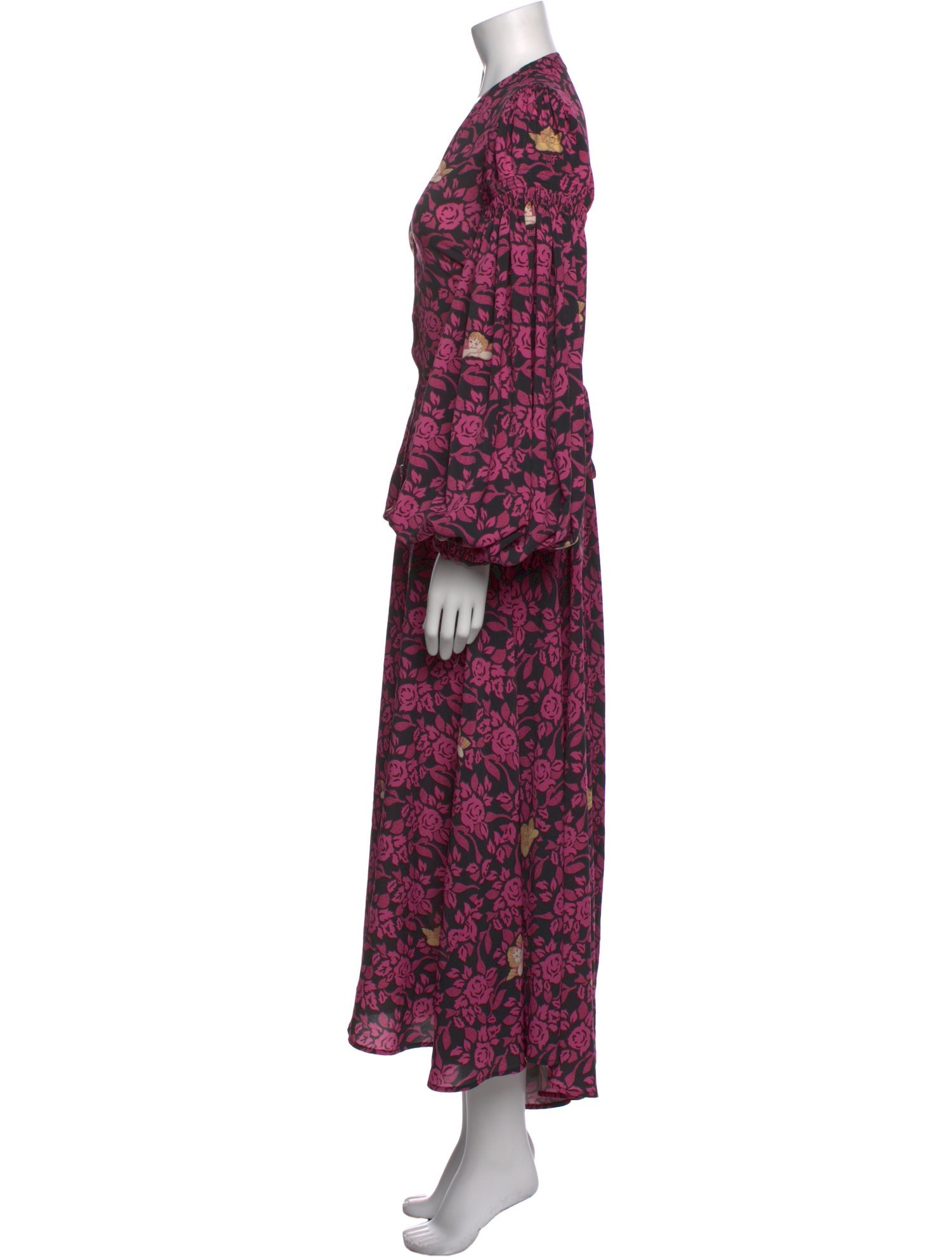 Loewe Paula's Ibiza Floral Print Long Dress