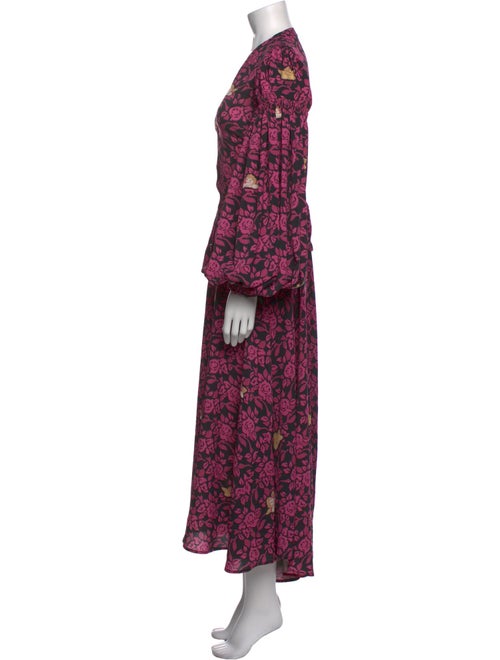 Loewe Paula's Ibiza Floral Print Long Dress