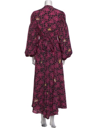 Loewe Paula's Ibiza Floral Print Long Dress