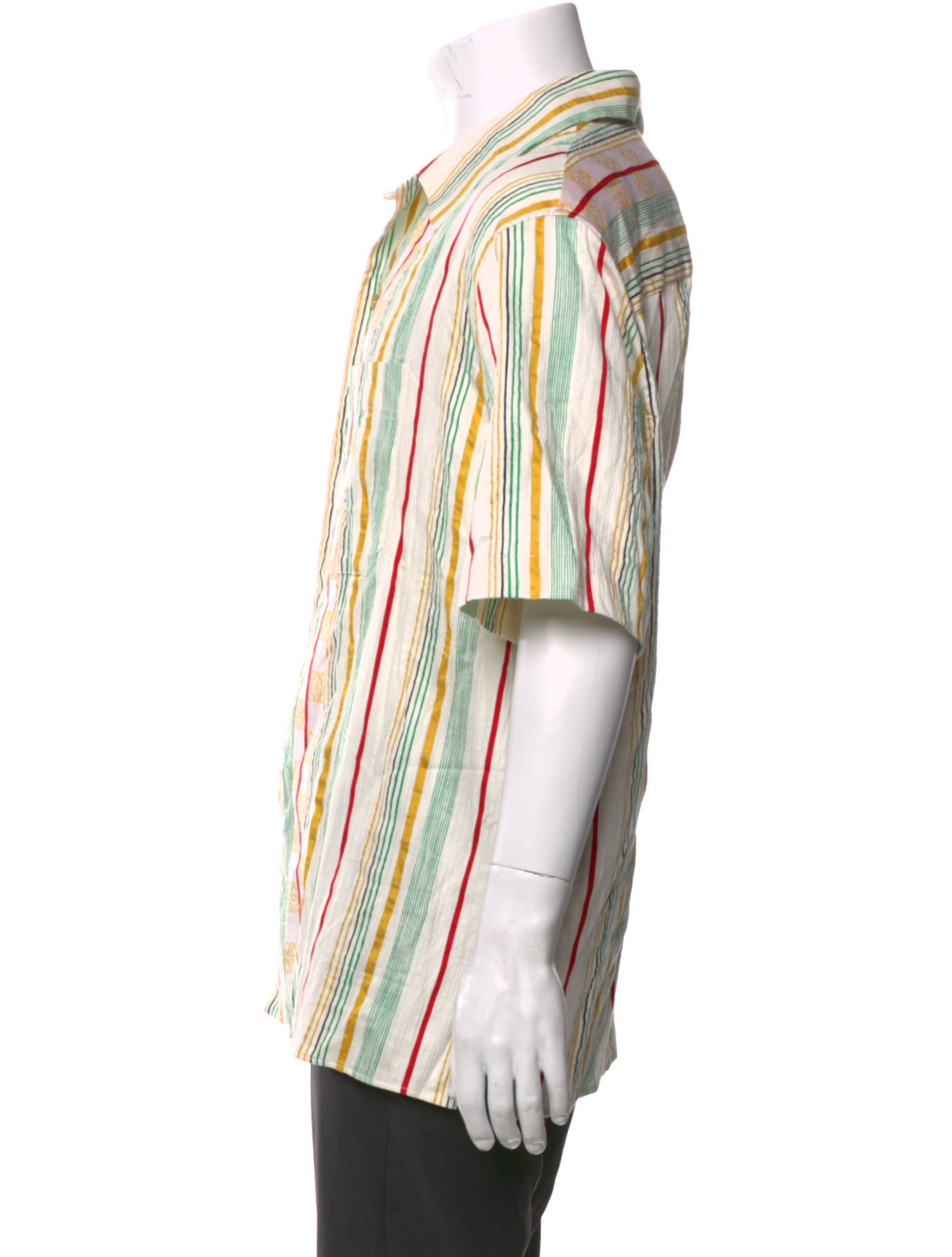 Loewe Paula's Ibiza Striped Short Sleeve Shirt