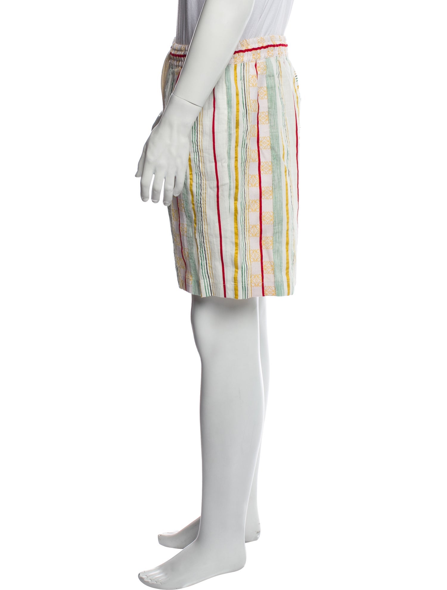 Loewe Paula's Ibiza Striped Knee-Length Shorts