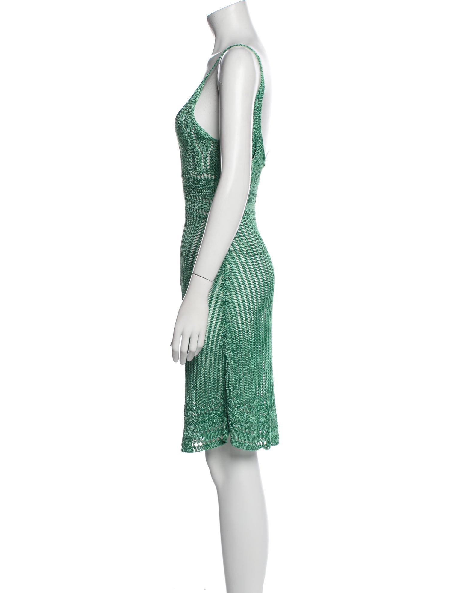 Loewe Paula's Ibiza Scoop Neck Knee-Length Dress