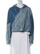 Loewe Paula's Ibiza Colorblock Pattern Denim Jacket