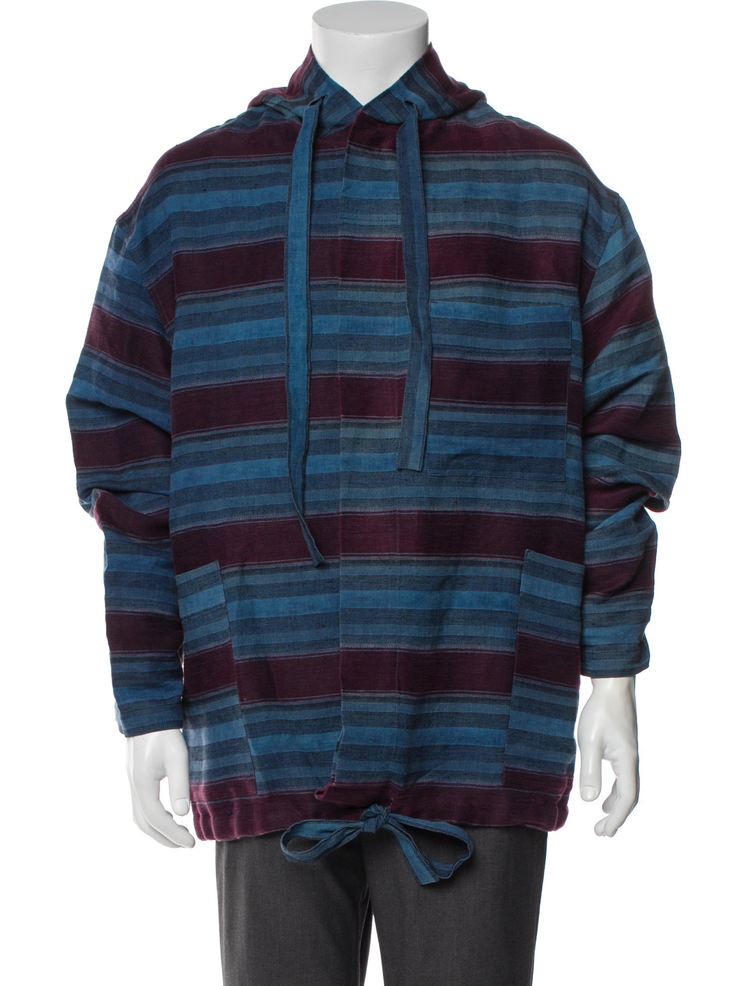 Loewe Paula's Ibiza Striped Linen Denim Jacket