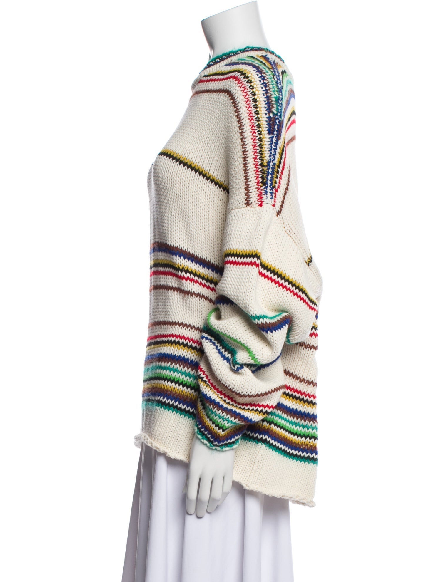 Loewe Paula's Ibiza Striped Bateau Neckline Sweater