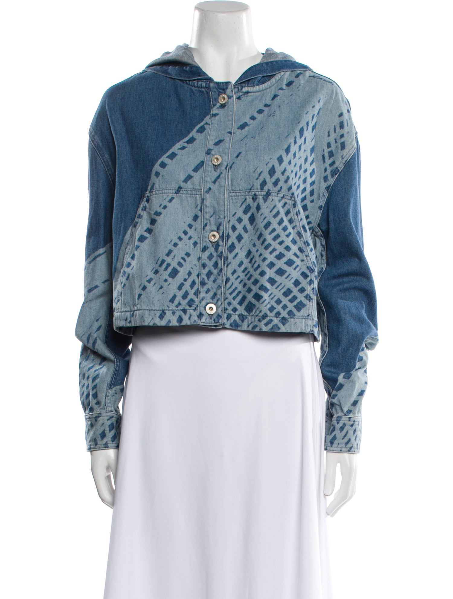 Loewe Paula's Ibiza Denim Printed Denim Jacket