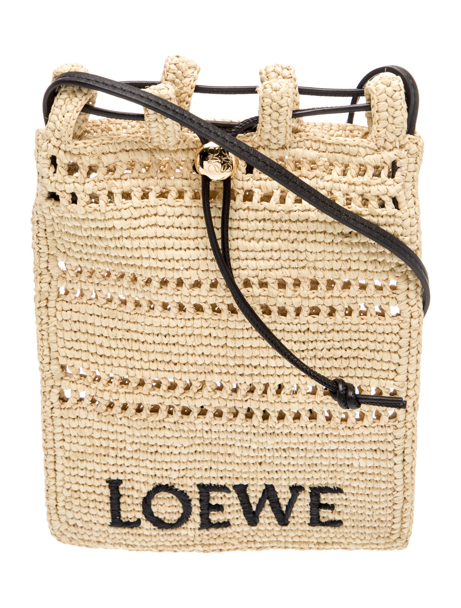 Loewe Raffia Bucket Bag 2025
