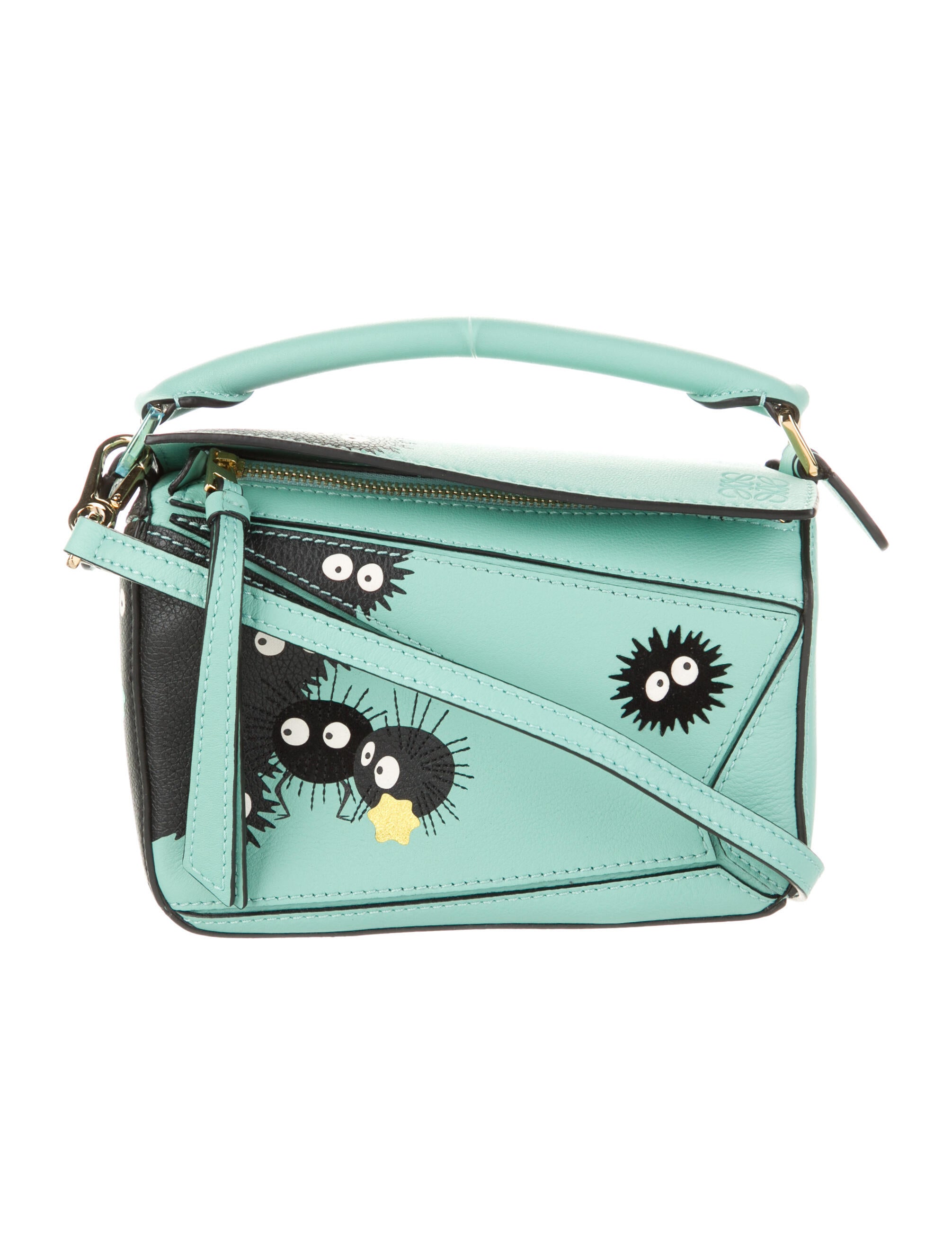 LOEWE x Studio Ghibli Susuwatari Mini Puzzle Bag w/ Tags - Blue