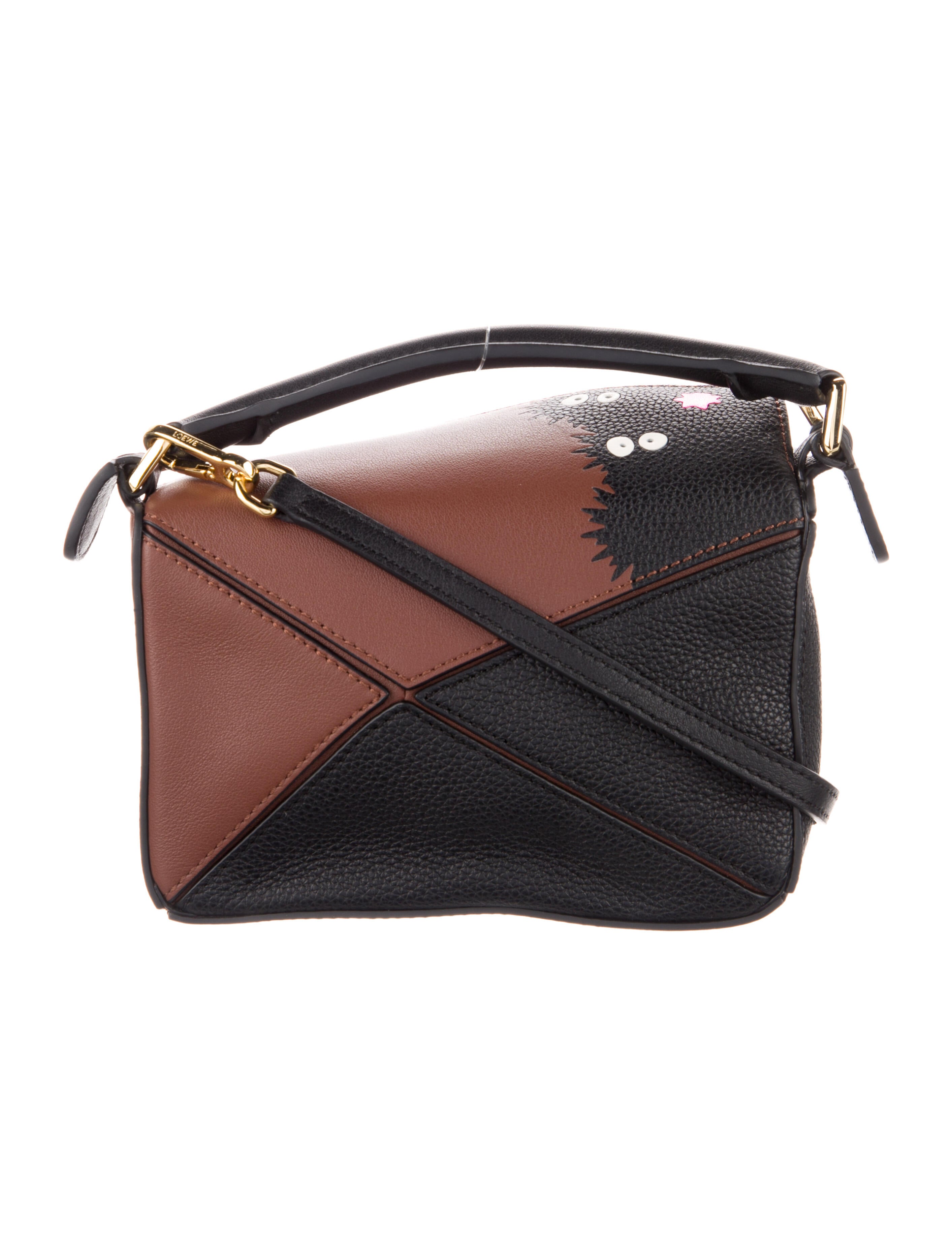 LOEWE x Studio Ghibli 2021 Susuwatari Mini Puzzle Bag - Brown