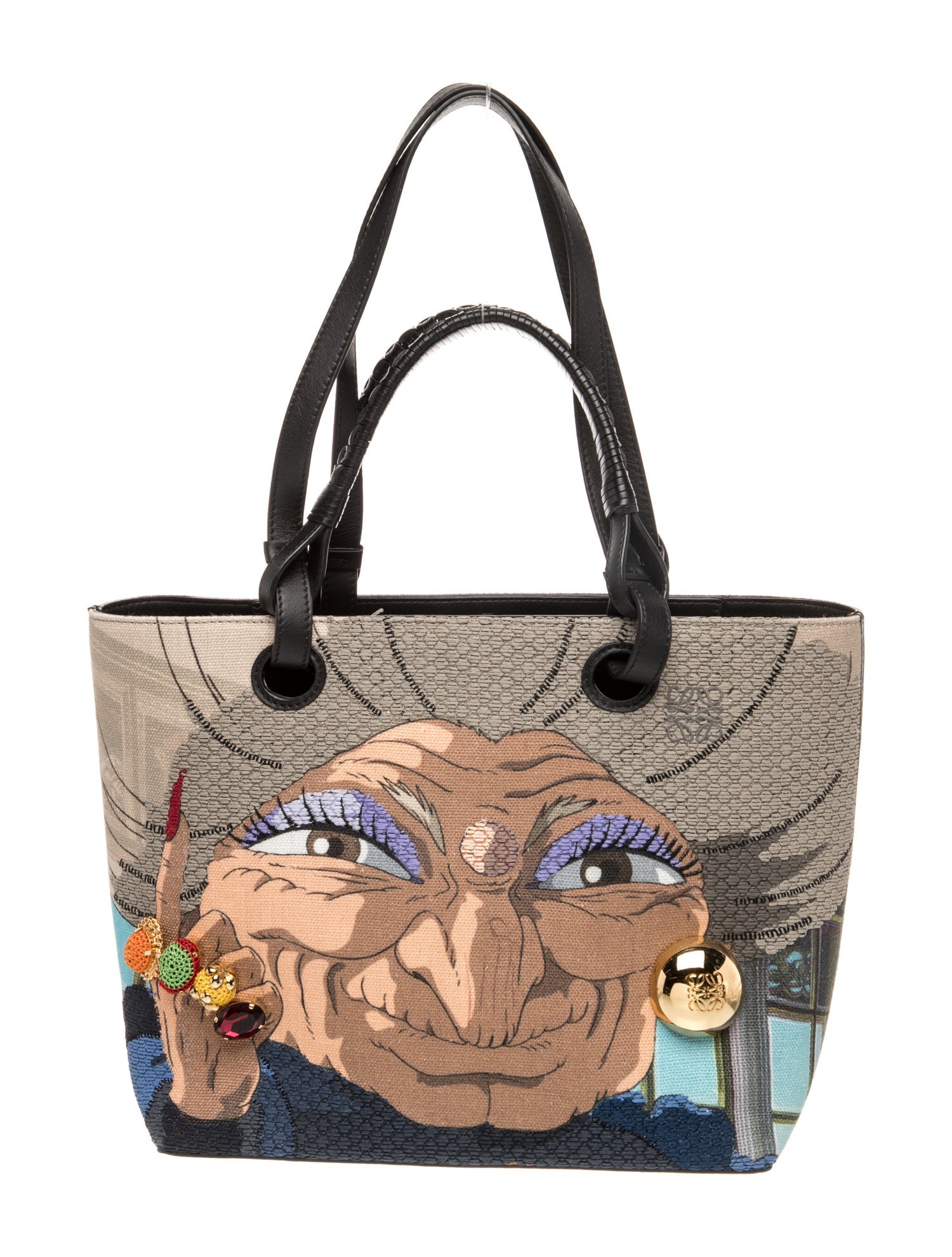 【限定コラボ】LOEWE × ジブリ トートバッグ LOEWE x Studio Ghibli Canvas Yubaba Small - Neutrals Totes