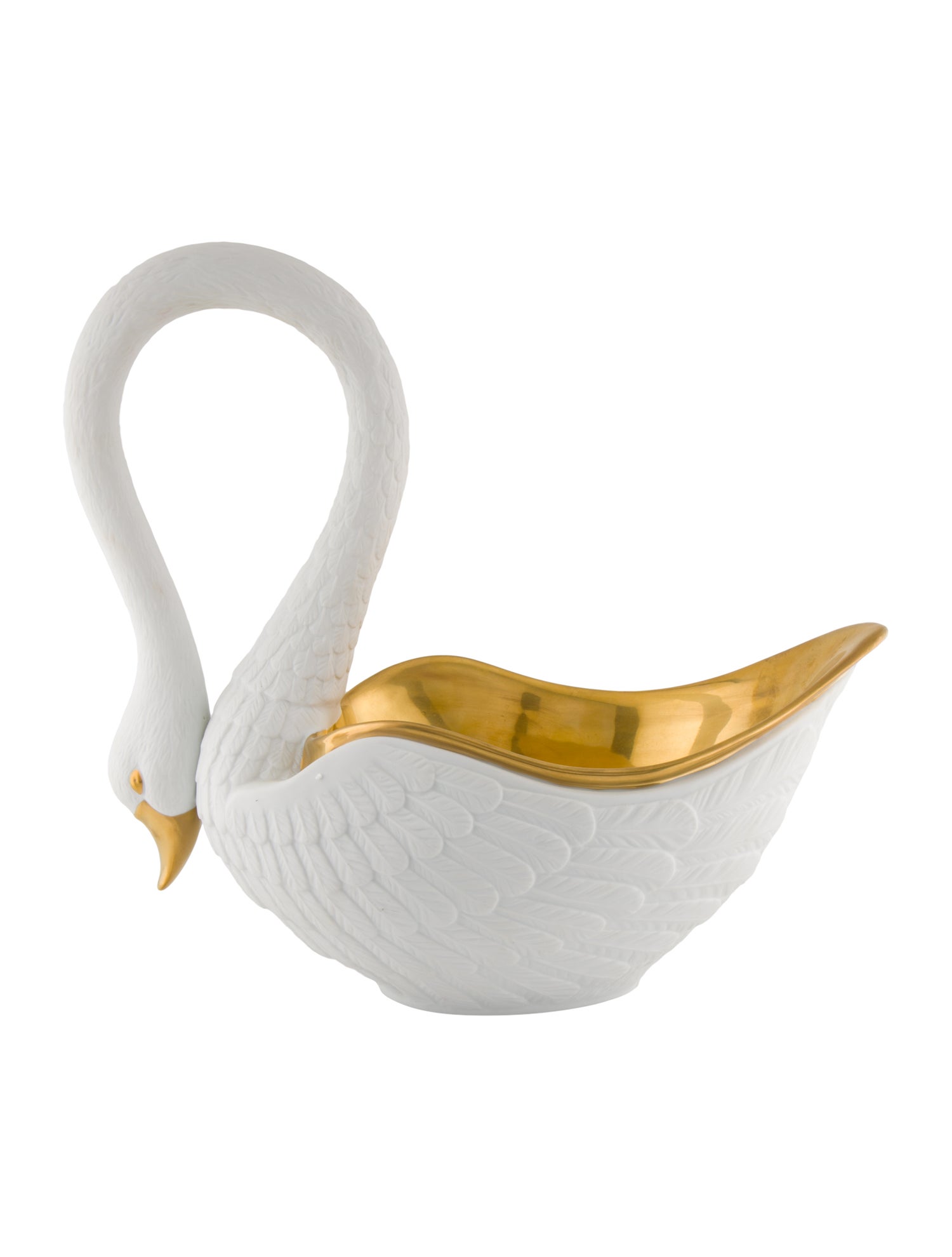 L'Objet Large Swan Bowl - Gold Decorative Accents, Decor & Accessories ...