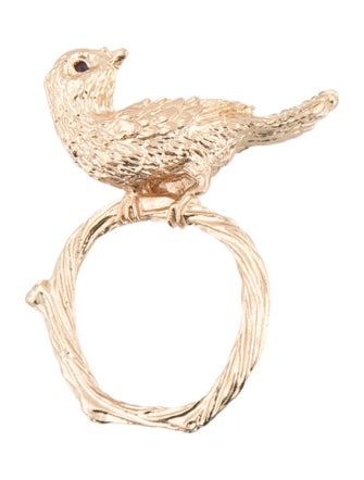 L'Objet Set of 4 Bird Napkin Rings