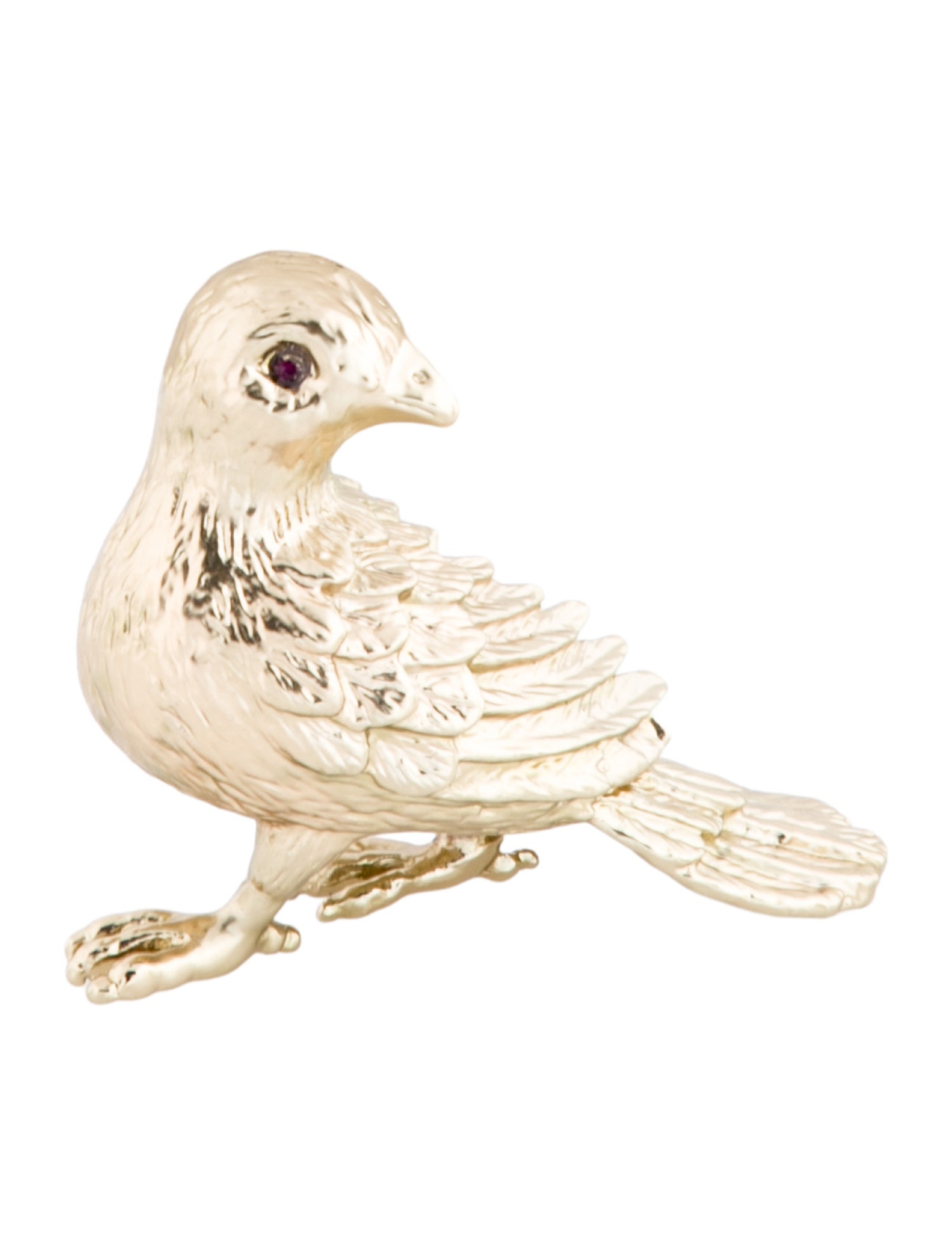 L'Objet Name Card Holder Bird Gold Set Of 6
