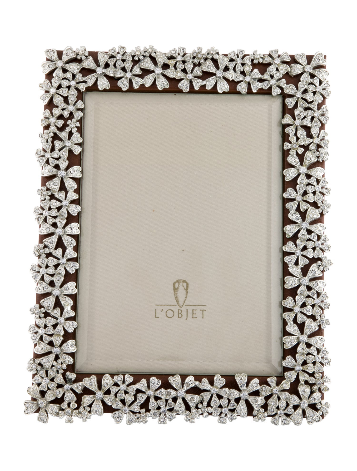 L'Objet Garland Swarovski® Crystal Picture Frame, 5x7"