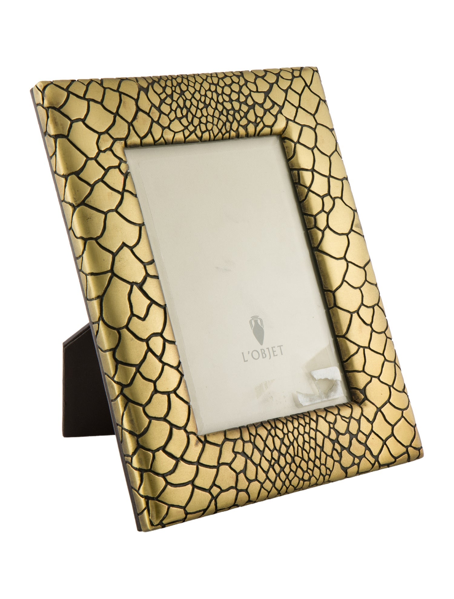 L'Objet Embossed Metal Frame