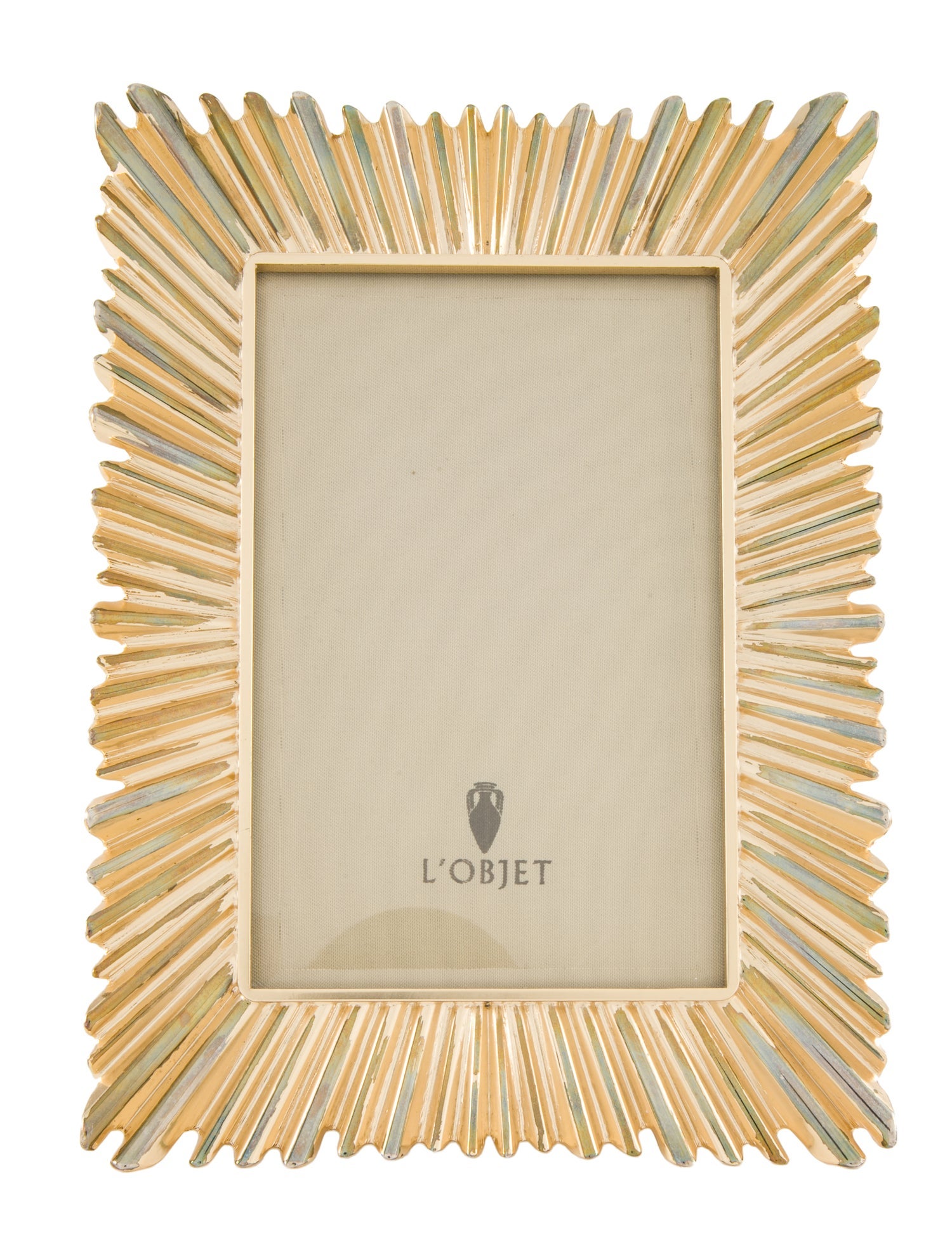 L'Objet Ray Gold-Plate Picture Frame