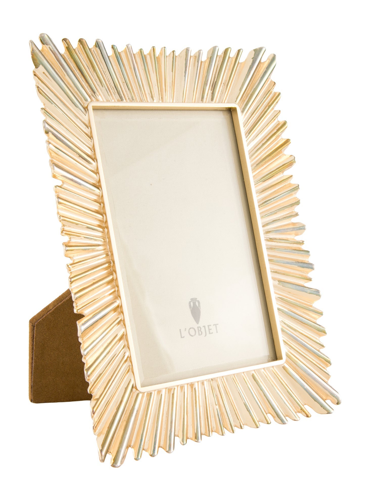L'Objet Ray Gold-Plate Picture Frame