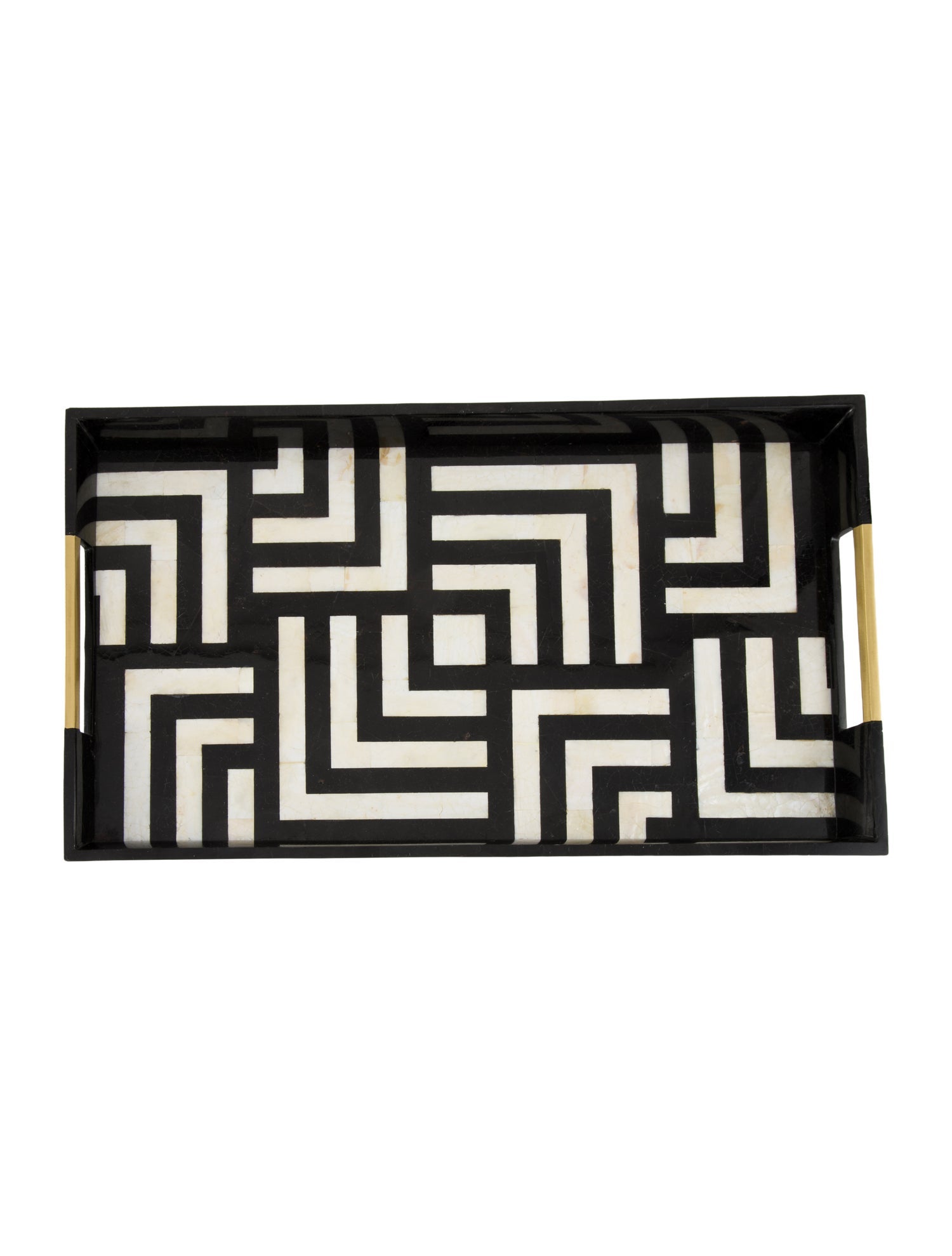 L'Objet Dedale Large Geometric Tray