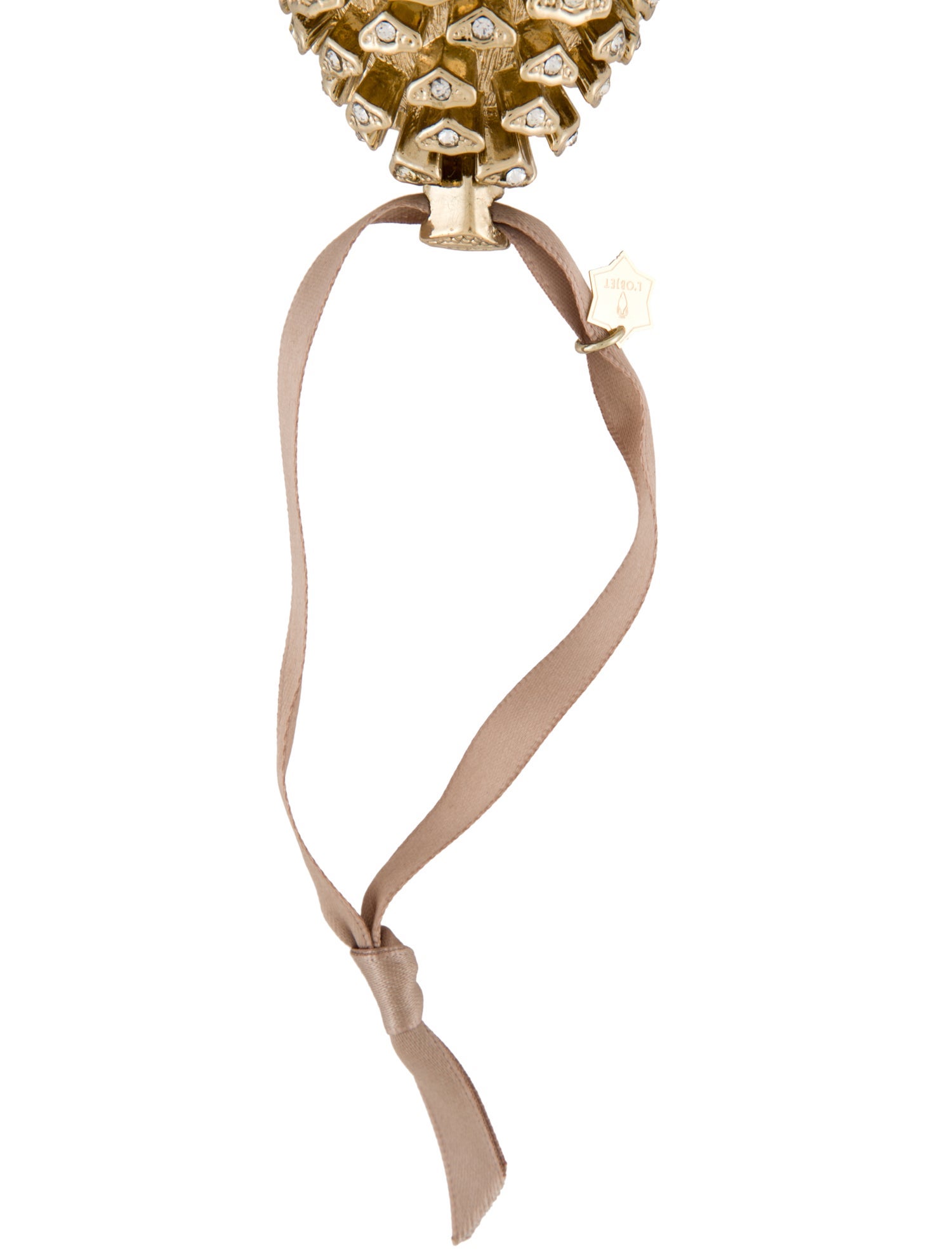 L'Objet Embellished Pinecone Ornament