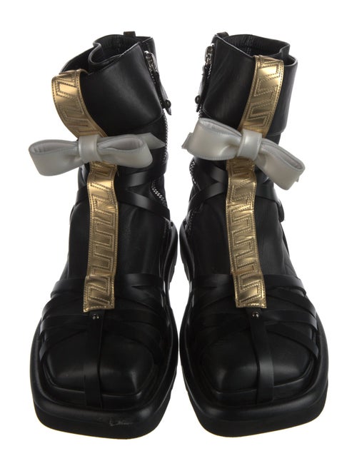Louis Vuitton x FORNASETTI LV Monogram Leather Lace-Up Boots