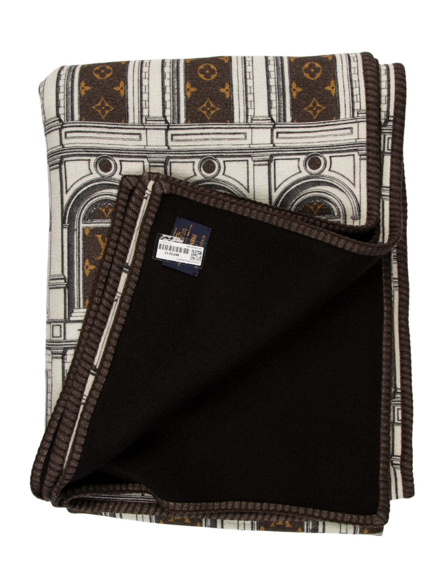 Louis Vuitton x FORNASETTI Architettura Monogram Throw Blanket