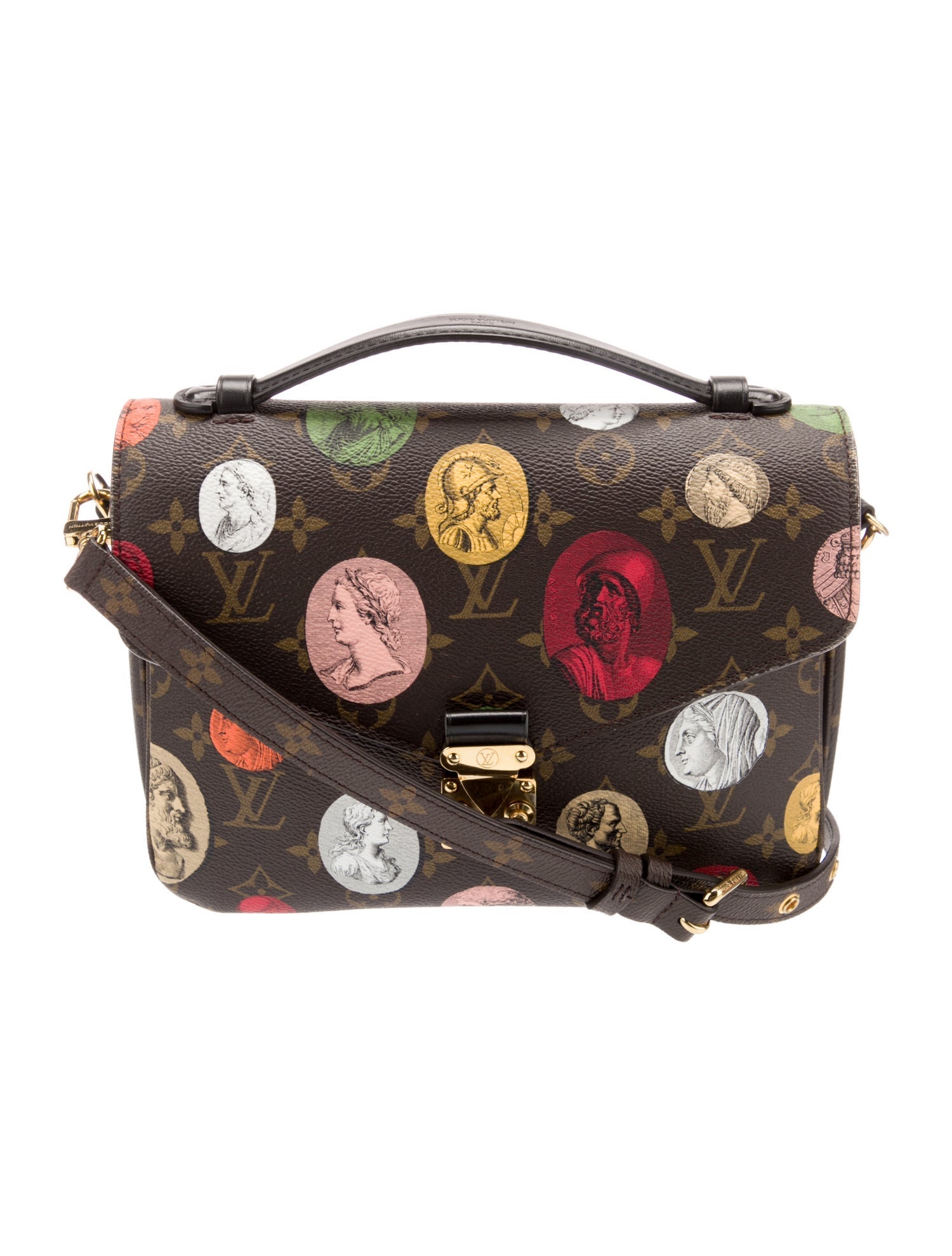Louis Vuitton x FORNASETTI LV Monogram Cameo Pochette Metis