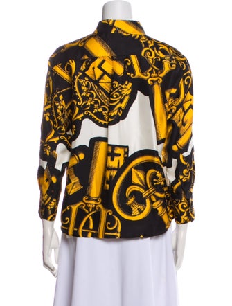 Louis Vuitton x FORNASETTI 2021 Silk Button-Up Top