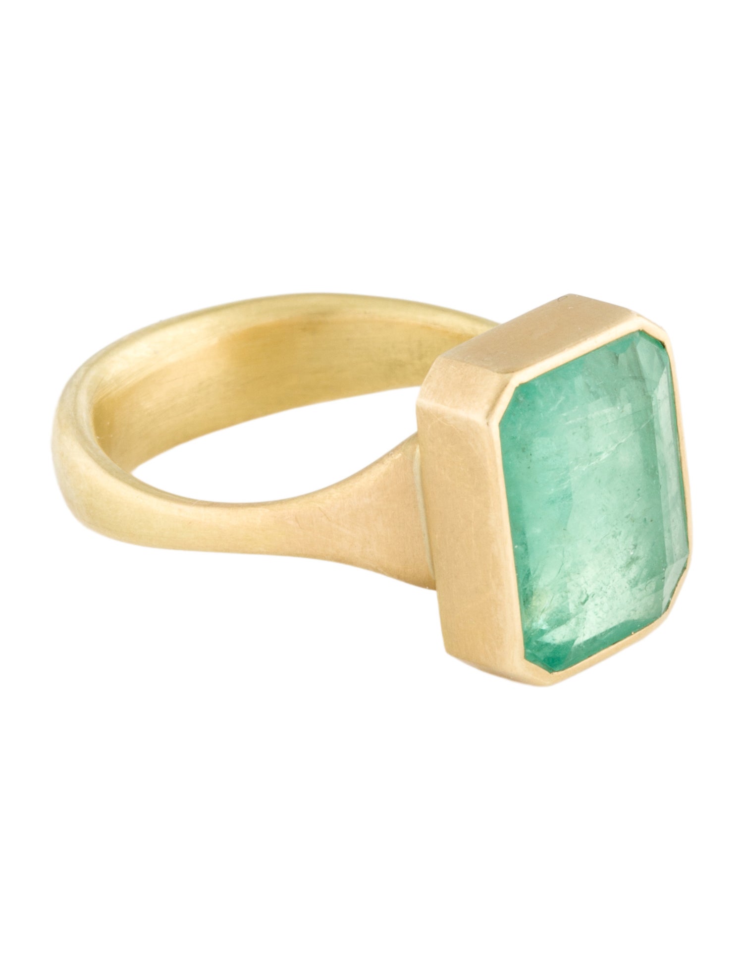 Lola Brooks 18K Emerald Cocktail Ring