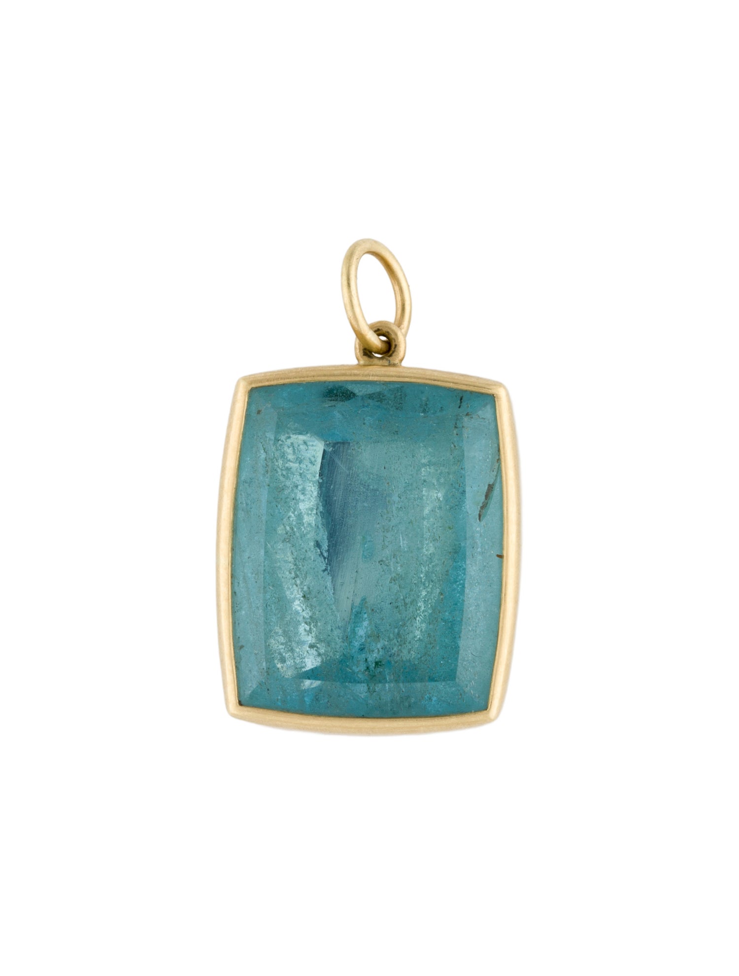 Lola Brooks 18K Aquamarine Pendant