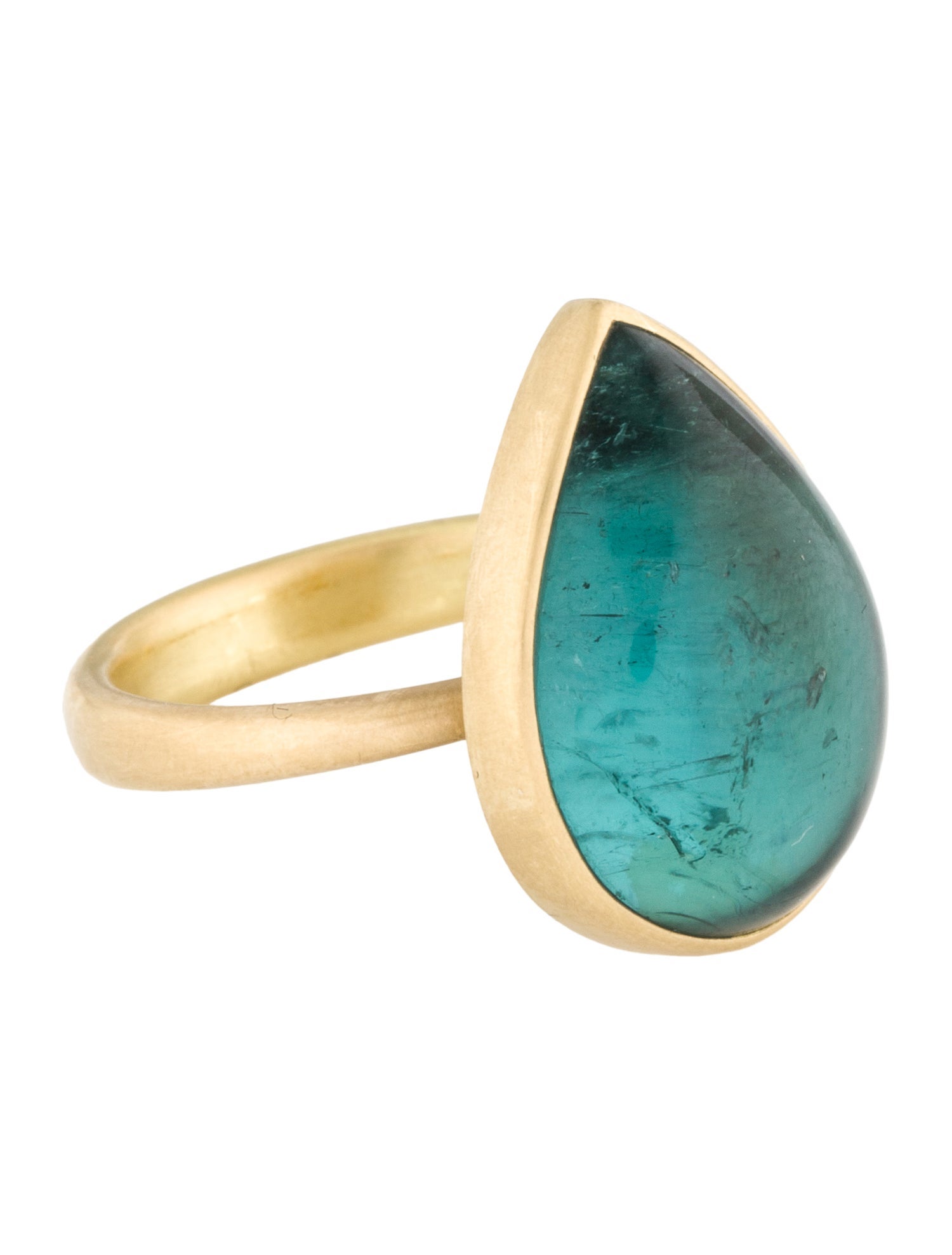 Lola Brooks 18K Tourmaline Teardrop Ring