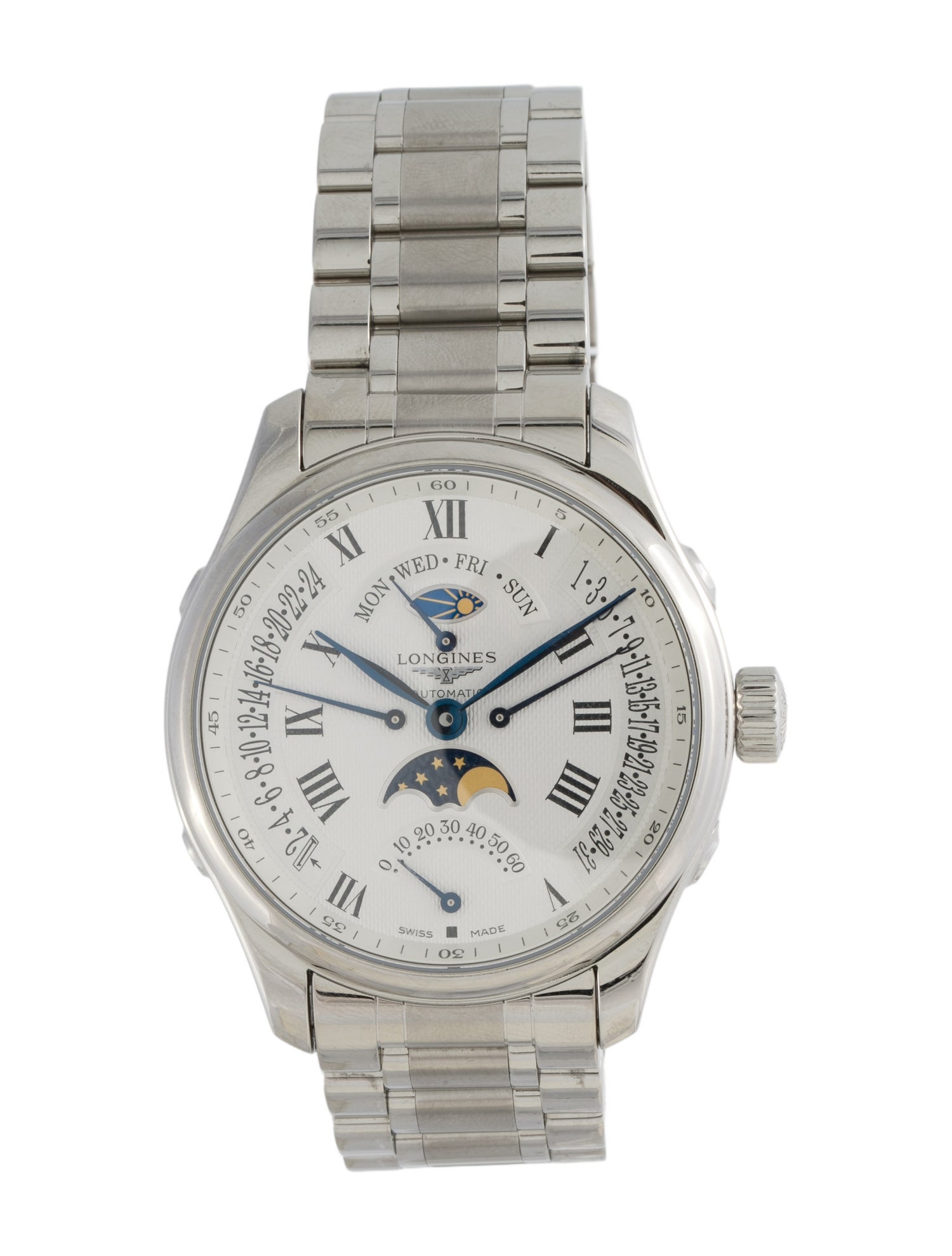 Longines Master Retrograde Moonphase Watch