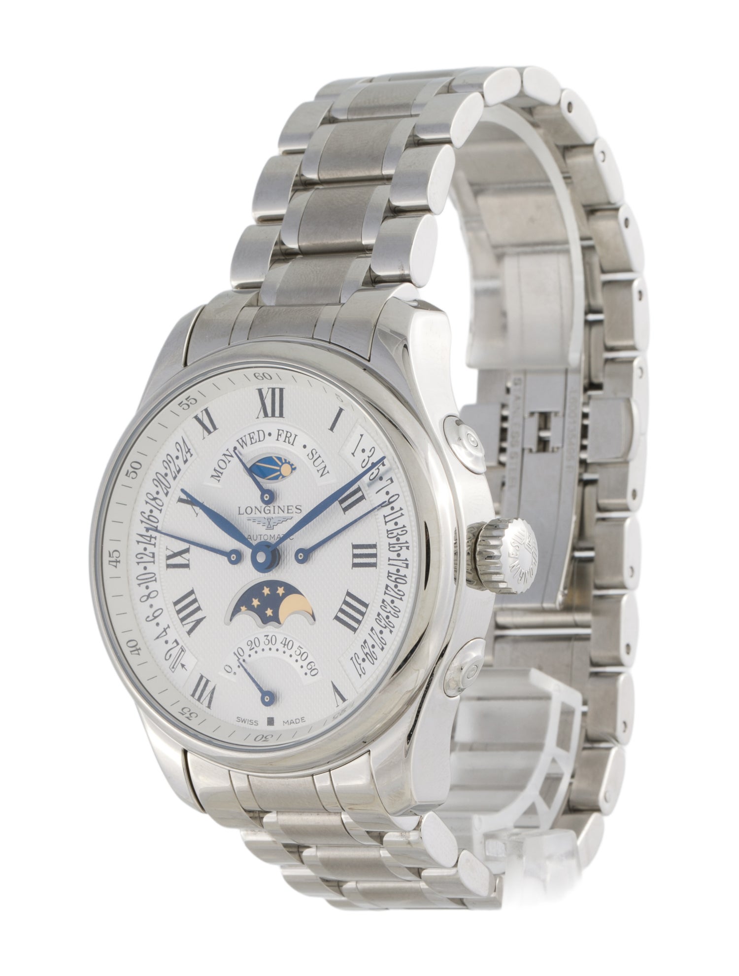 Longines Master Retrograde Moonphase Watch