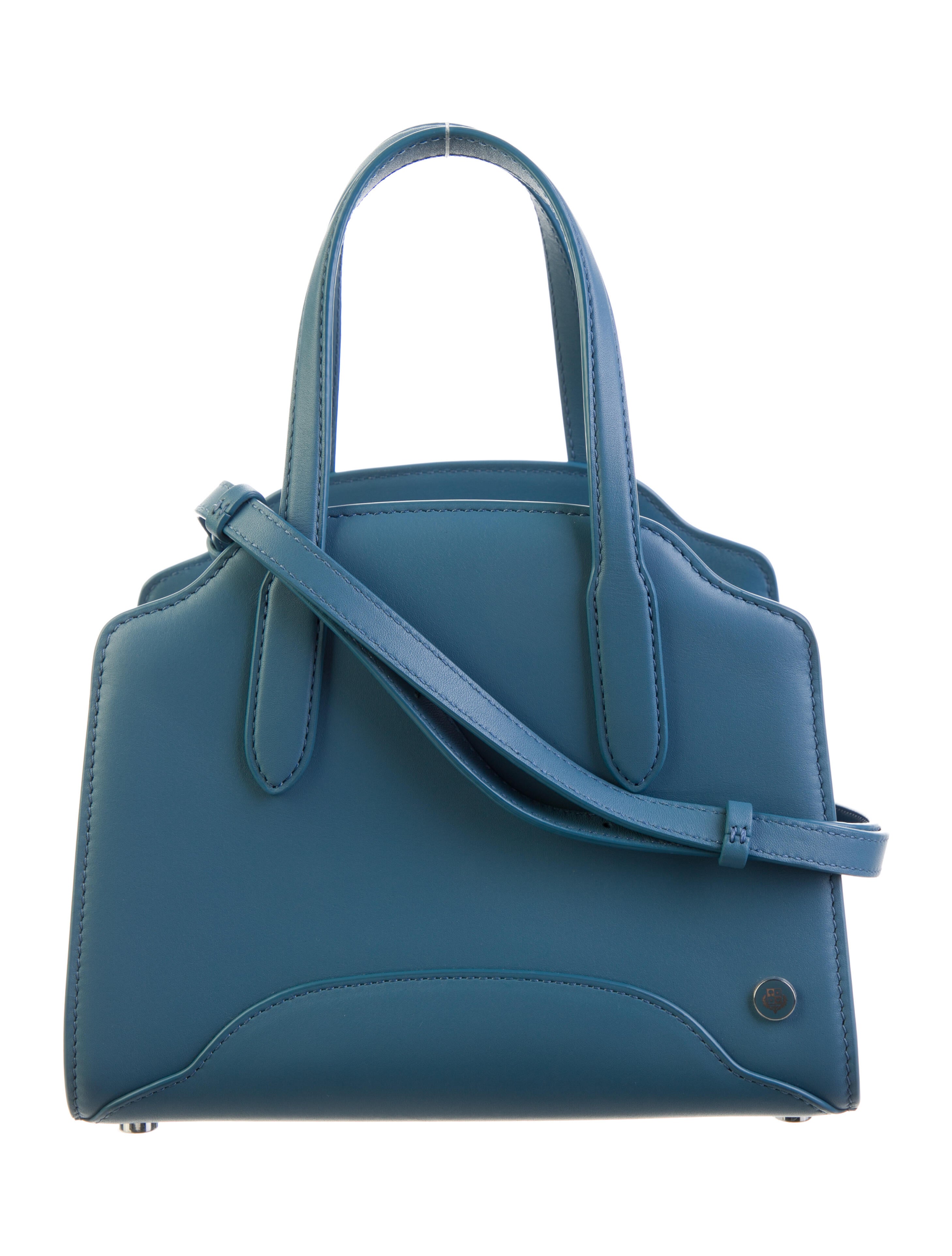 Loro Piana Micro Sesia Bag - Blue Handle Bags, Handbags