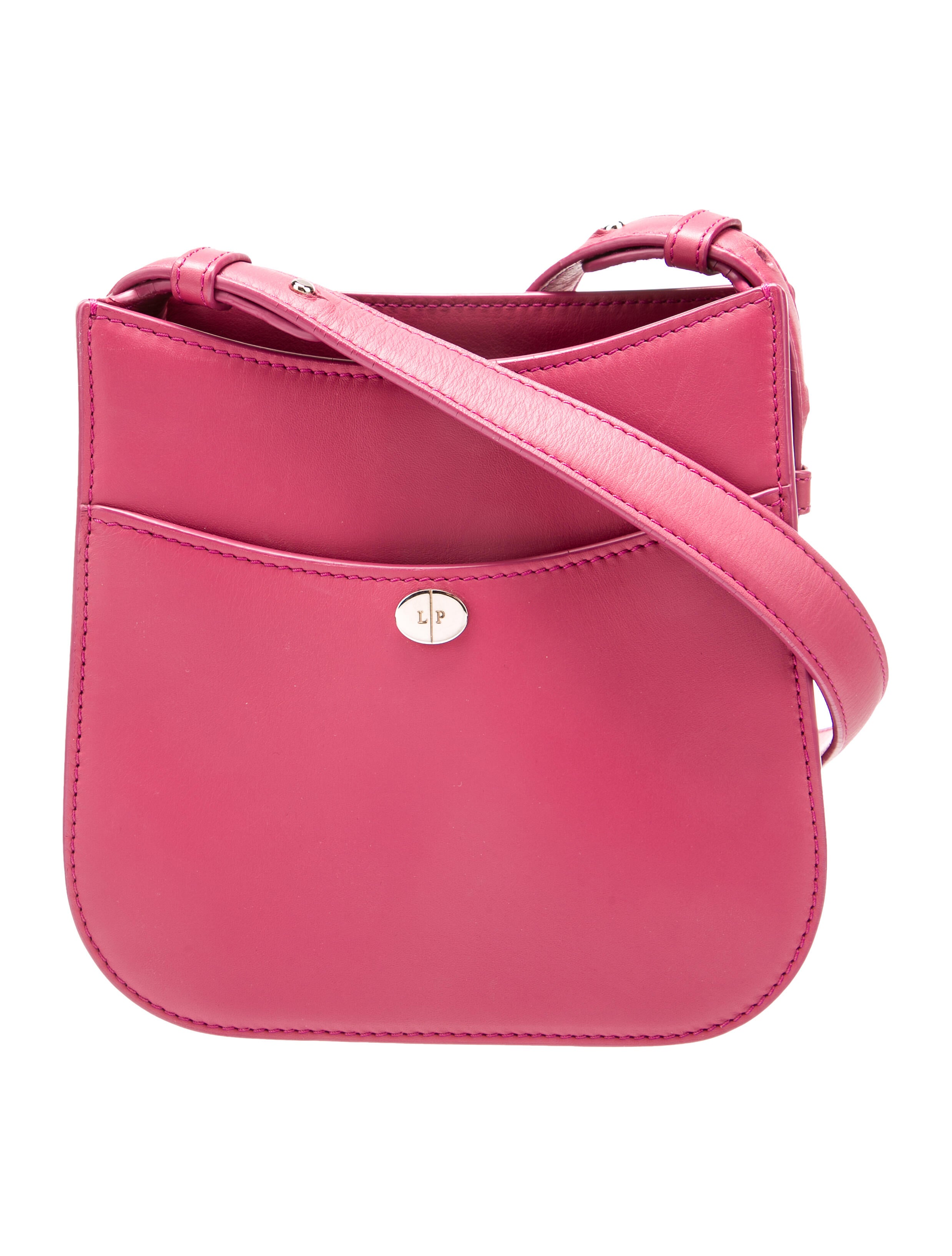 Loro Piana Leather Crossbody Bag Pink Crossbody Bags Handbags LOR142156 The RealReal