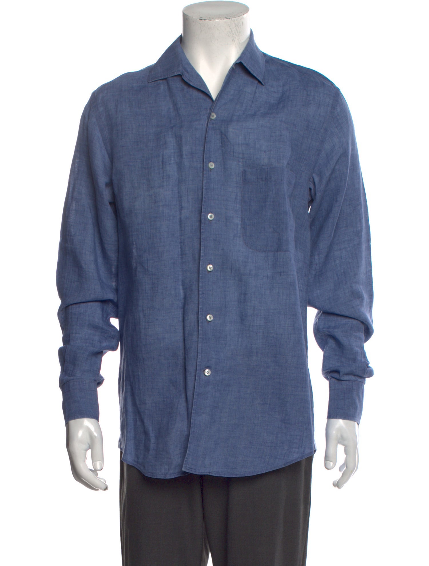LORO PIANA 26S LONG SLEEVE SHIRT DRESS 807 main image 1