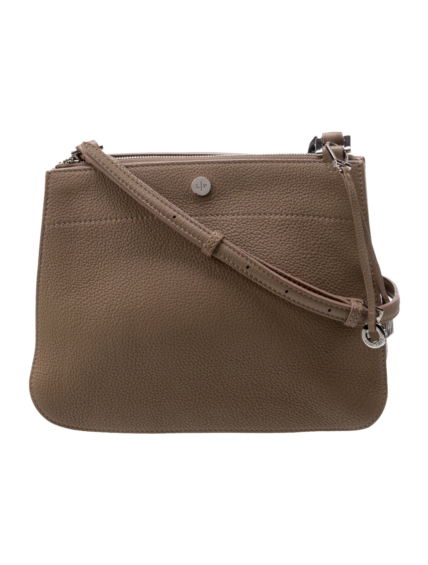 Loro Piana Leather Crossbody Bag Brown Crossbody Bags Handbags LOR152152 The RealReal