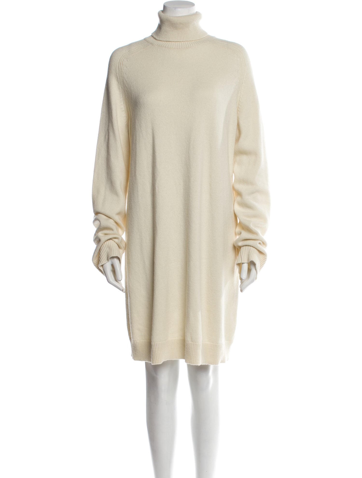 Loro Piana Cashmere Knee-Length Dress - Neutrals Dresses, Clothing ...