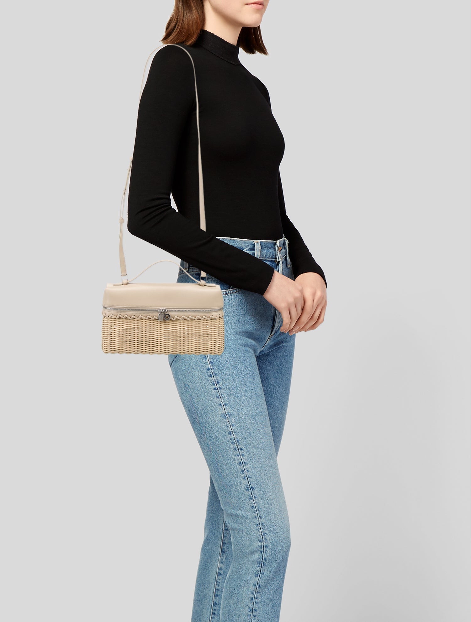 Loro Piana Wicker Extra Pocket L27 - Neutrals Shoulder Bags