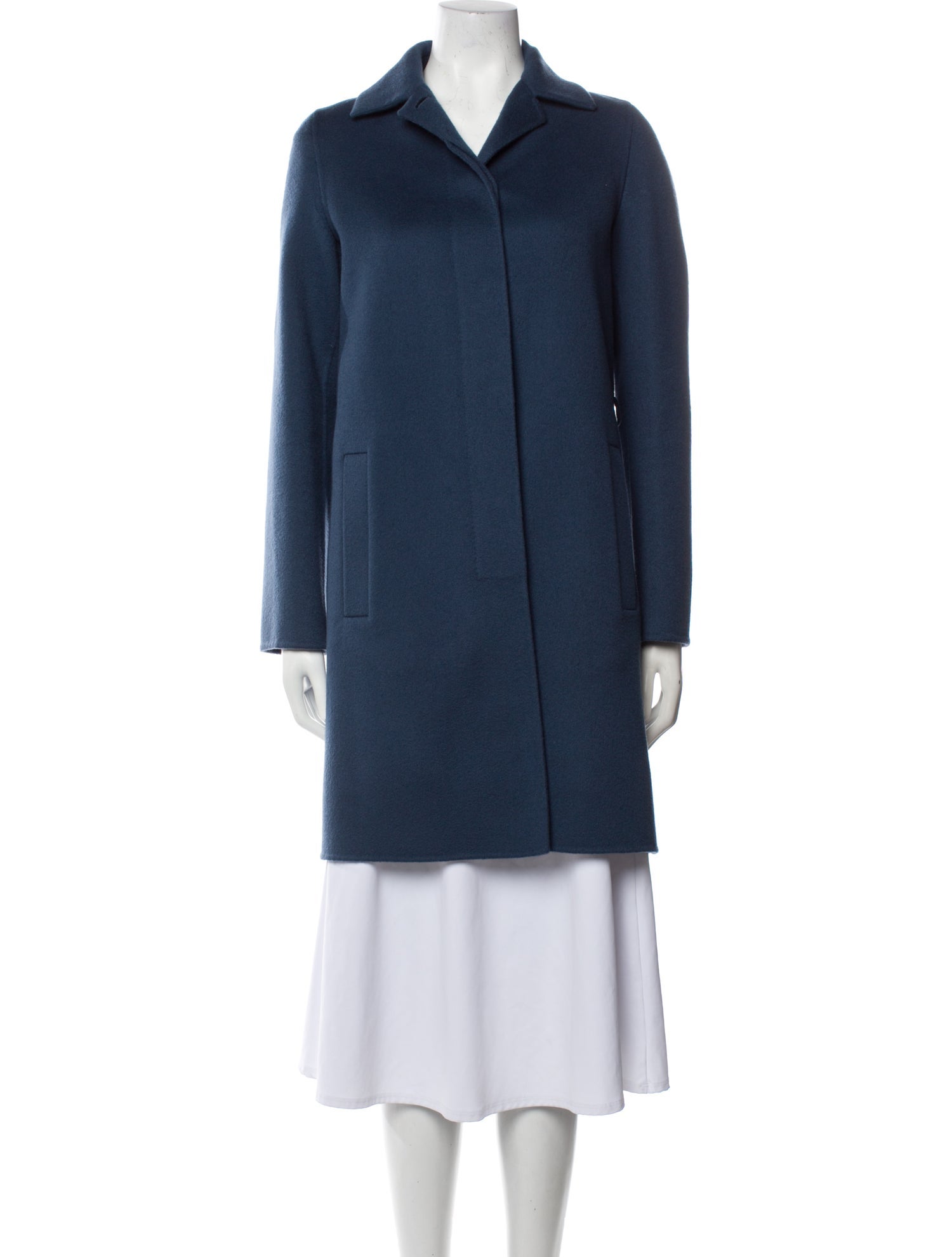Loro Piana Cashmere Coat - Blue Coats, Clothing - LOR164029 | The RealReal