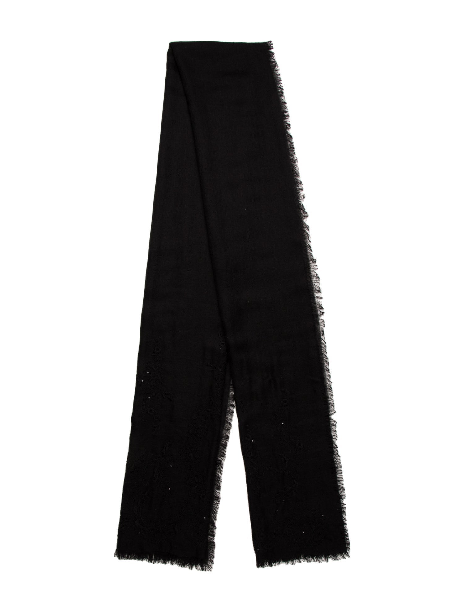 Loro Piana Cashmere Scarf - Black Scarves and Shawls, Accessories ...