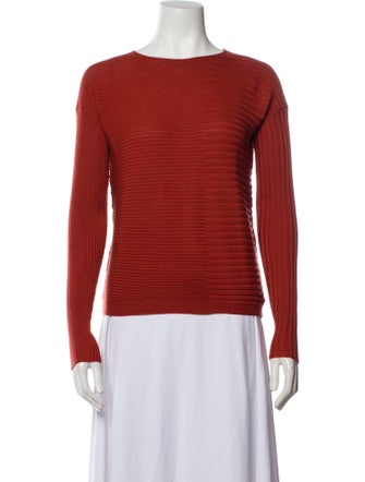0039 Italy Cashmere Bateau Neckline Sweater