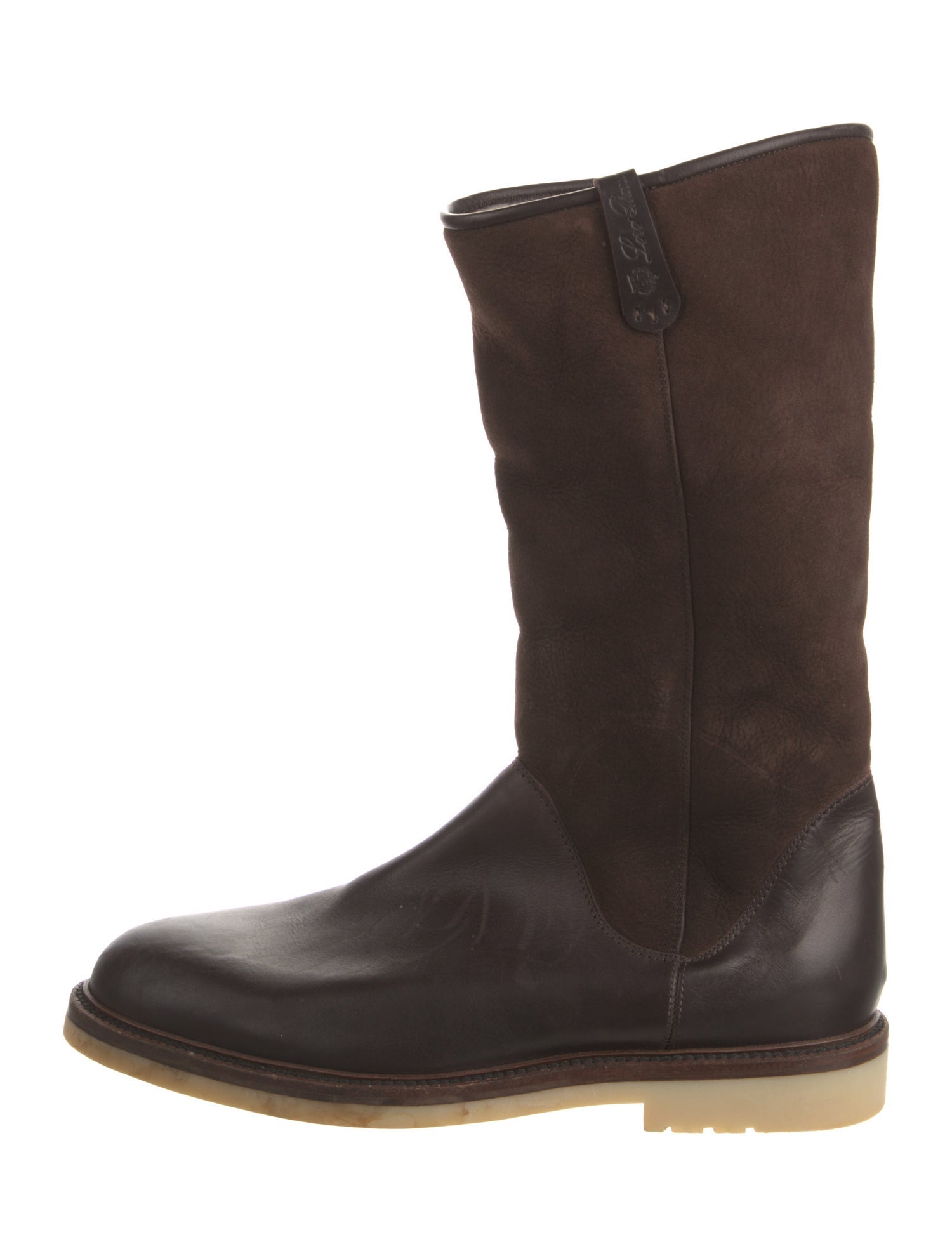 Loro Piana Snow Walk Leather Boots