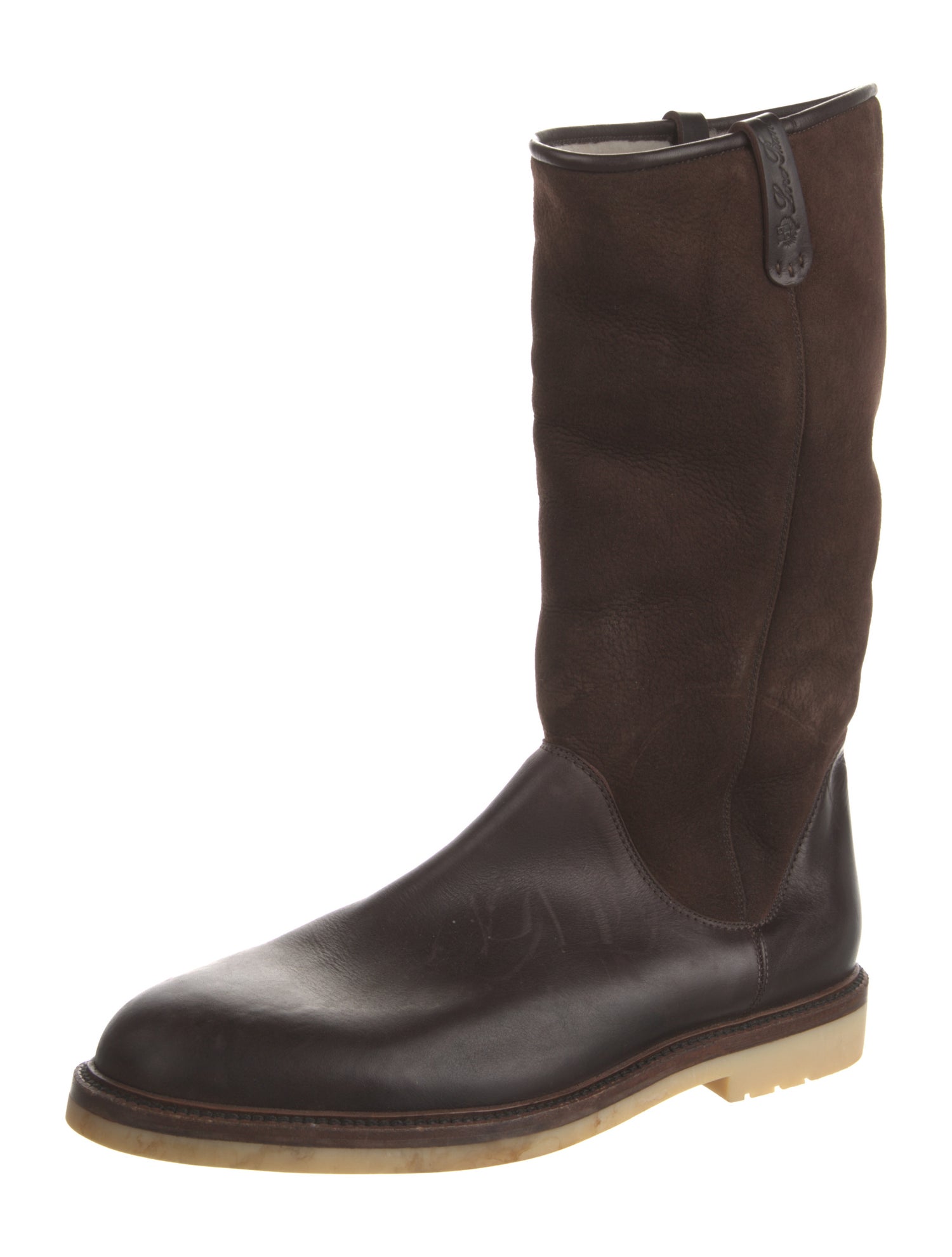 Loro Piana Snow Walk Leather Boots