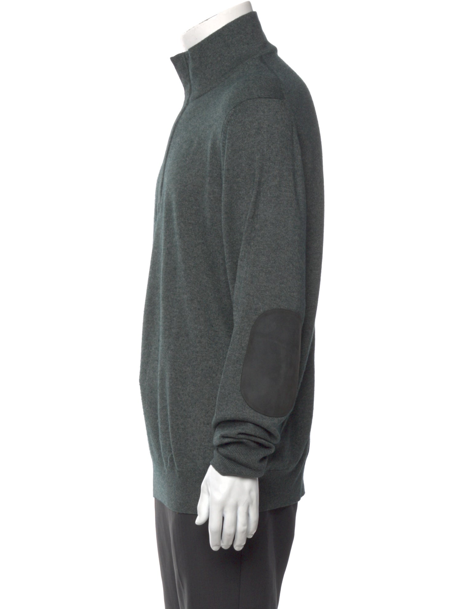 Loro Piana Half Zip Silk Pullover