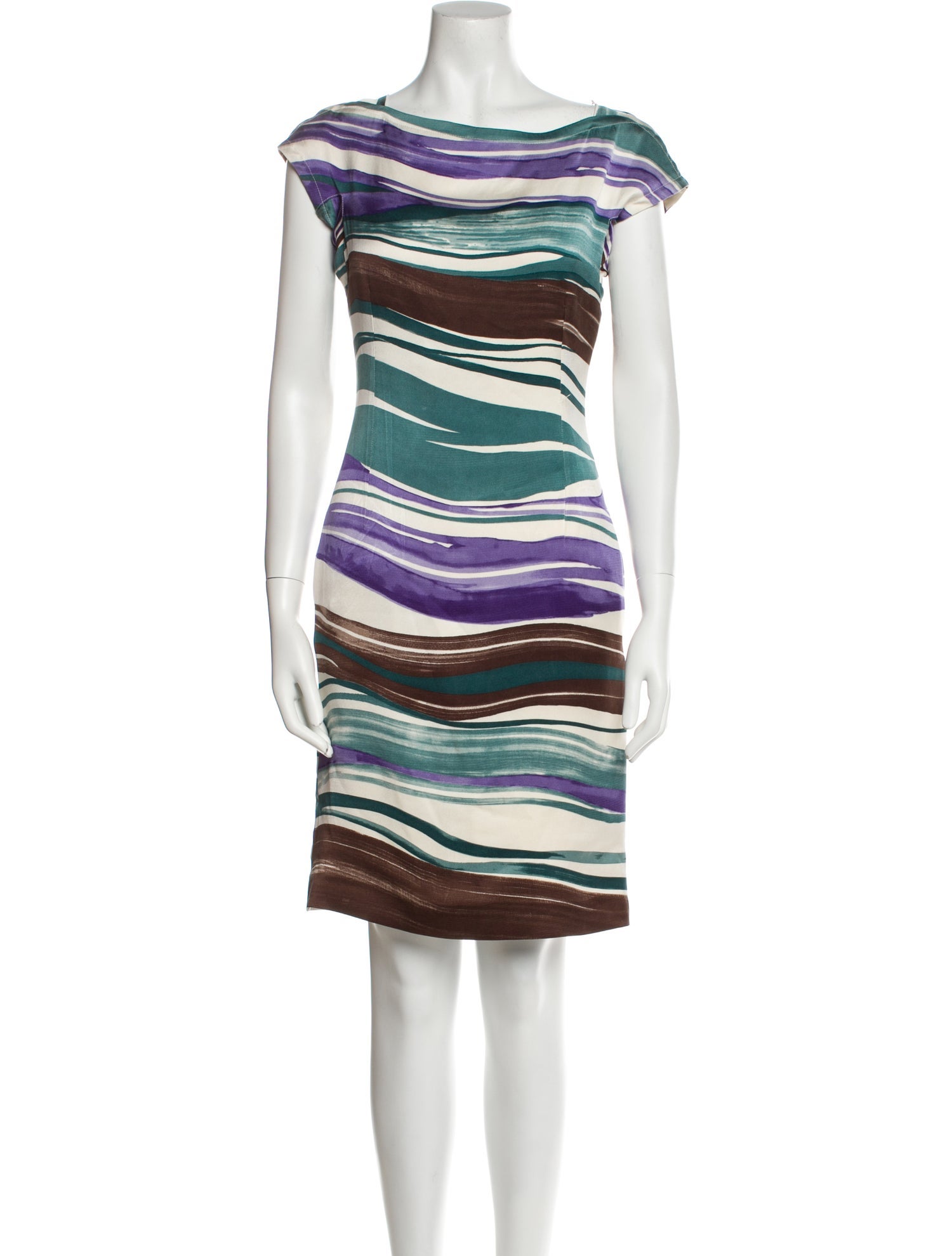 Loro Piana Striped Knee-Length Dress